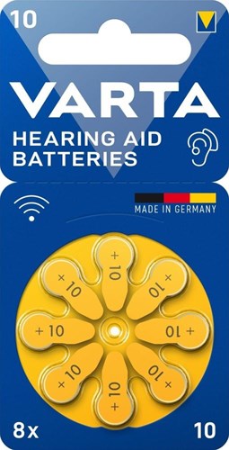 Varta gehoor batterij v10 blister(8) - 3221900