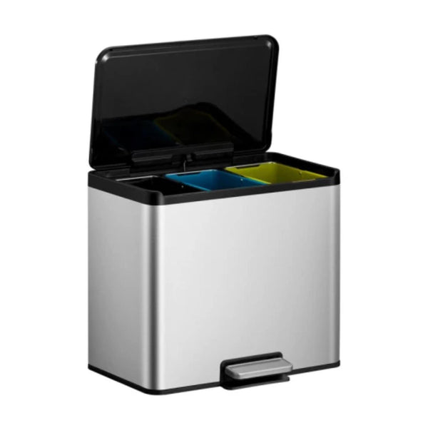Eko essential trio pedaalemmer 9+9+9l mat rvs