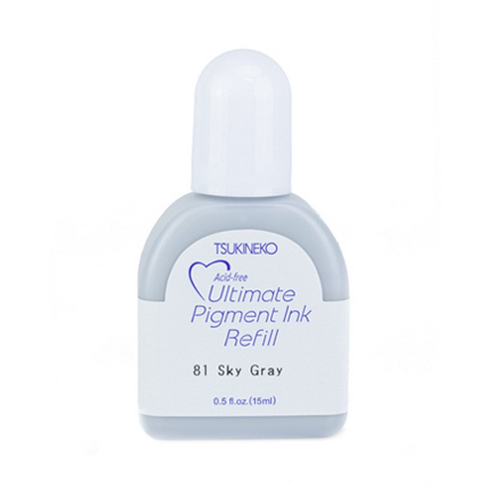 Tsukineko • versacolor ultimate pigment reinker navulling inkt sky gray