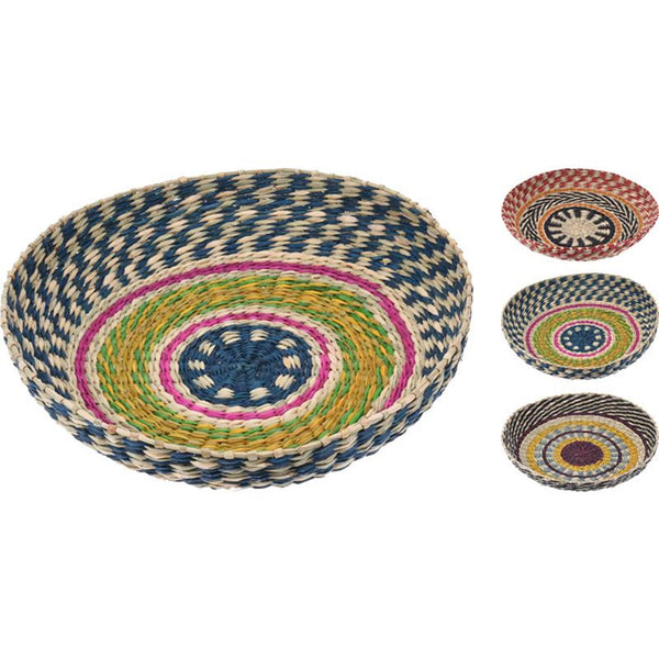 Cosydecor wanddecoratie zeegras 31x6cm multikleur