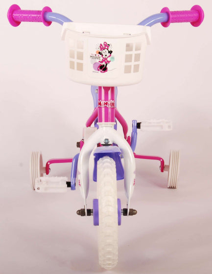 Disney Minnie la plus mignonne de tous les temps ! Vélo enfant - Filles - 10 pouces - Rose Blanc Violet - Doortrapper
