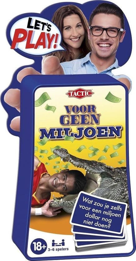 Tactiek voor geen miljoen spel laat apos;s spelen