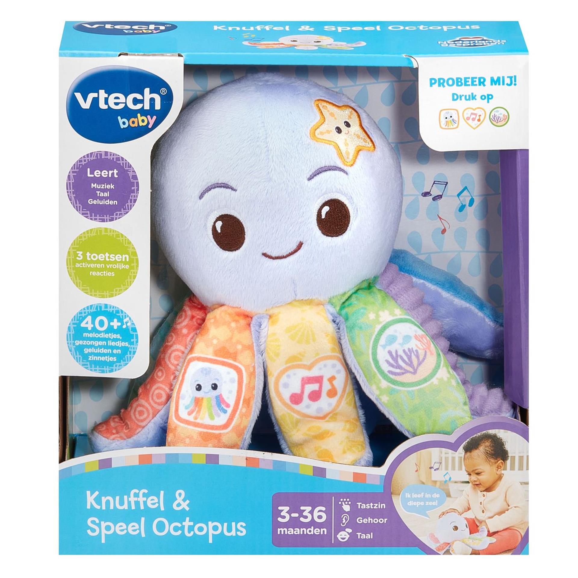 Vtech knuffel speel octopus