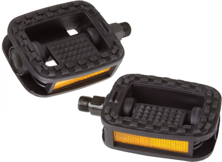Platformpedaal stadsfiets FP-826 9 16 inch zwart per set