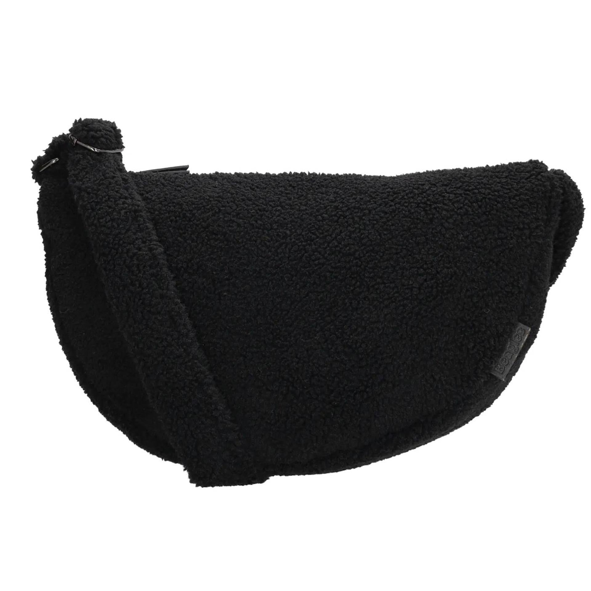 Beagles teddy schoudertas 34x21cm zwart