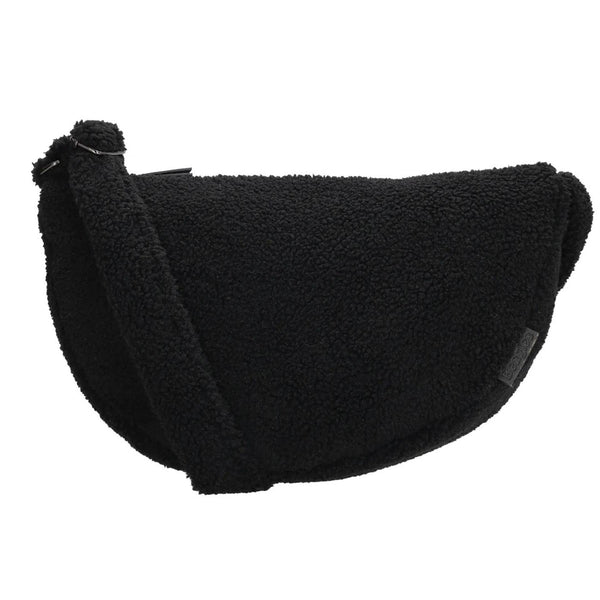 Beagles fluffy teddy moon bag schoudertas 34x21x8cm lugo zwart
