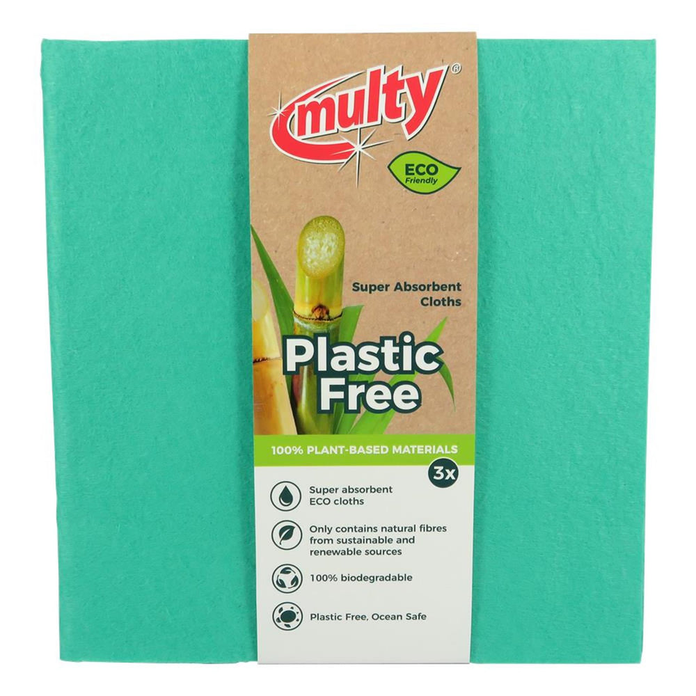 Multy eco vriendelijke vaatdoeken 38x40cm 3-pack