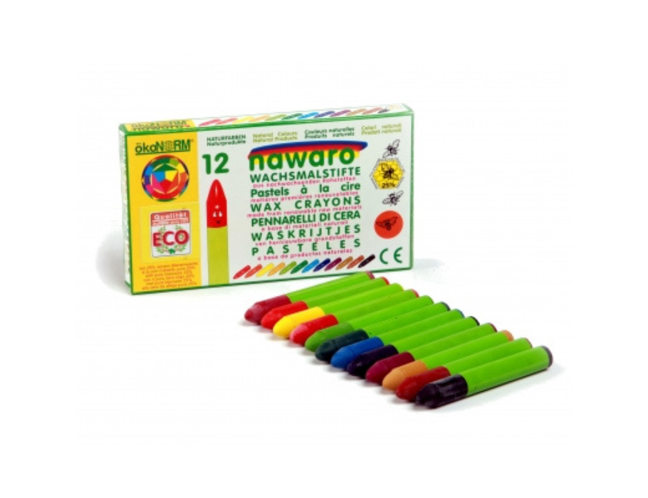 Ökonorm waskrijtjes - kartonnendoos - volwassenen - 12 stuks