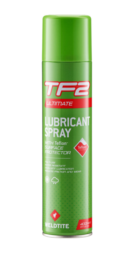 Huile de lubrification Weldtite TF2 + bombe téflon 400 ml 3903015