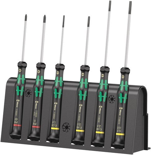 Wera 2035 6 a micro-schroevendraaierset + houder, 6 -delig - 1 stuk(s) - 05118150001