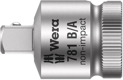 Wera 781 b 3 8 adapter | verbindingsstuk | 781 b a x 1 4 x 27 mm x 3 8 - 05042672001