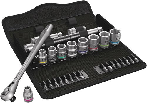 Wera 8100 SB 8 Zyklop Metal-ratelset, 29-delig