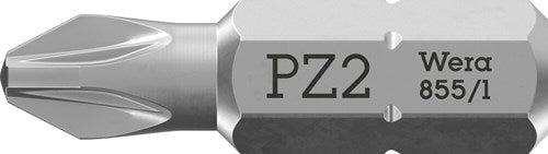 Wera 855 1 z bits pozidriv, pz 2 x 25 mm - 1 stuk(s) - 05072082001