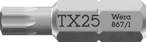 Wera 867 1 torx® bits, tx 25 x 25 mm - 1 stuk(s) - 05066488001