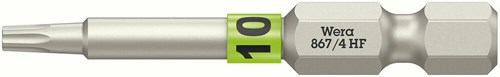 Wera 867 4 torx® hf bits met vasthoudfunctie, tx 10 x 50 mm - 05060506001