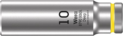 Wera 8790 hma deep hand- en machinedop met 1 4 -aandrijving, 10,0 x 50 mm - 05004507001