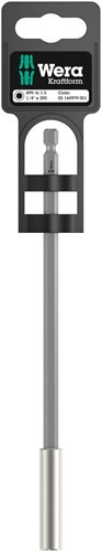 Wera 899 4 1 s universele bithouder met sterke spanring, 1 4 duim x 200 mm - 1 stuk(s) - 05160979001