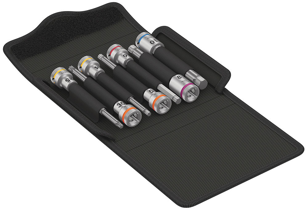 Wera bicycle set 8, 7‑delig dopsleutel (zwart)
