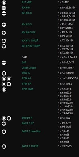 Wera kraftform kompakt w 1 service, 35 -delig - 1 stuk(s) - 05135926001