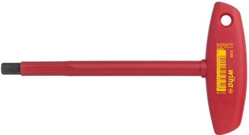 Wiha 334n050150 stiftsleutel met dwarsgreep electric zeskant 5.0 mm x 182 mm - 27929