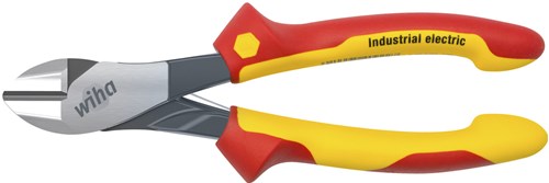 Wiha krachtzijkniptang industrial electric met dynamicjoint® met in- en uitschakelbare openingsveer | 200 mm - 41280 - 41280