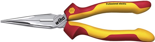 Wiha punttang professional electric | met snijvlak | rechte vorm | 160 mm | 6 1 2 | blisterverpakking - 27422 - 27422