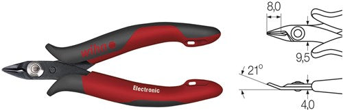 Wiha Wiha Zijkniptang Elektronisch