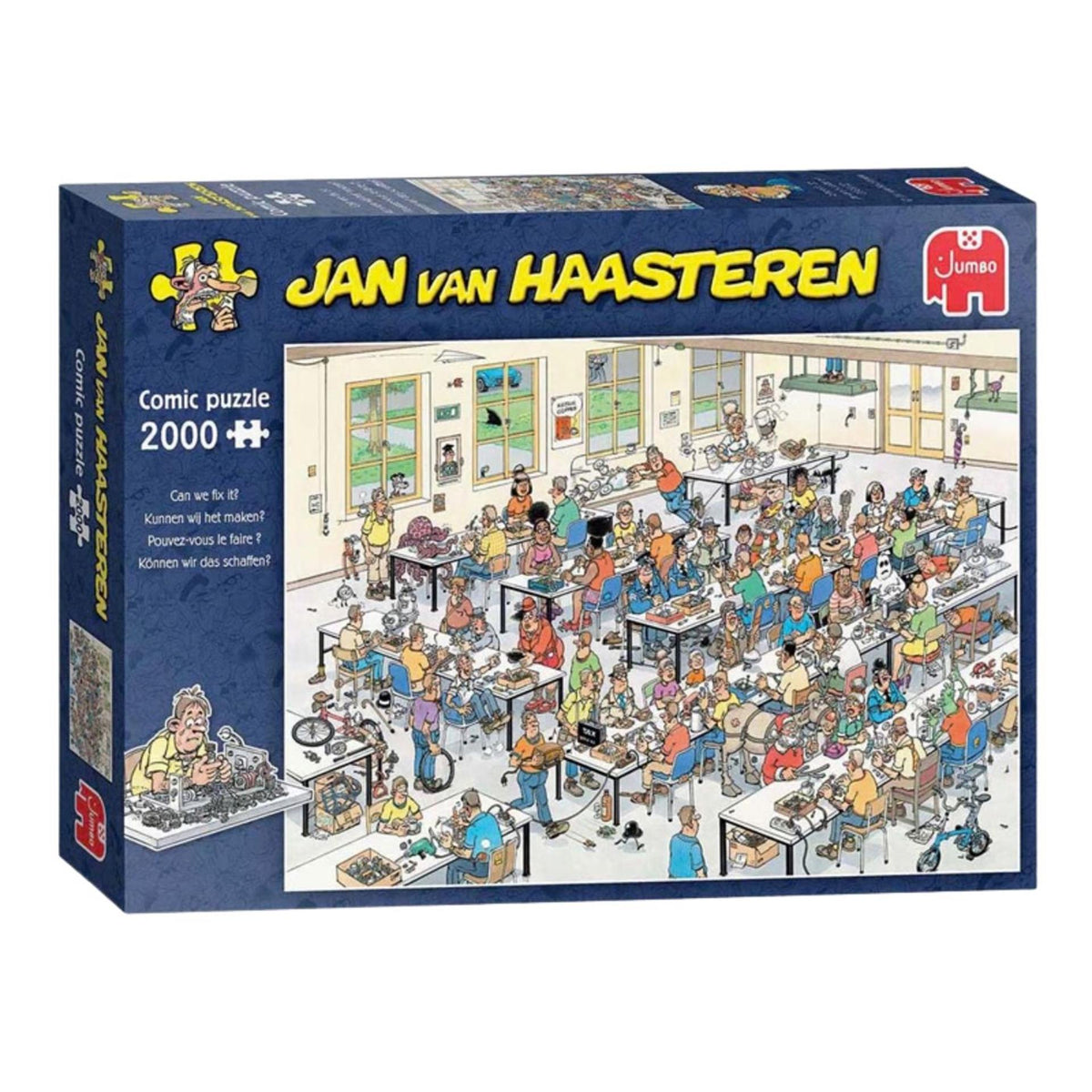 Jumbo jan van haasteren puzzel kunnen wij het maken? 2000 stukjes