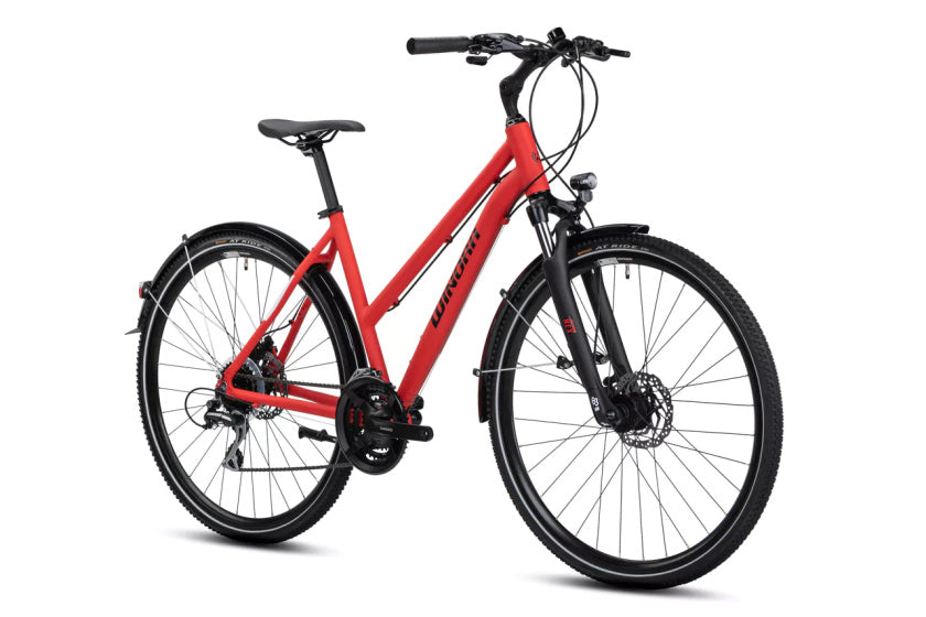Winora domingo 24 sport 28 inch 48 cm dames 24v rood