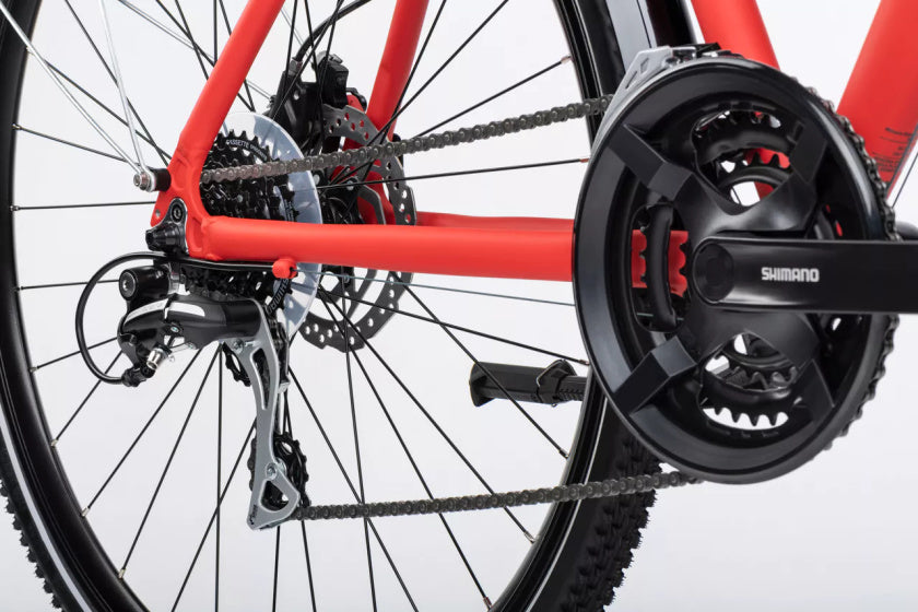 Winora domingo 24 sport 28 inch 52 cm heren 24v rood