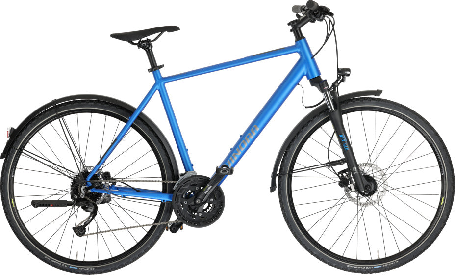 Winora domingo 27 sport 28 inch 60 cm heren 27v blauw