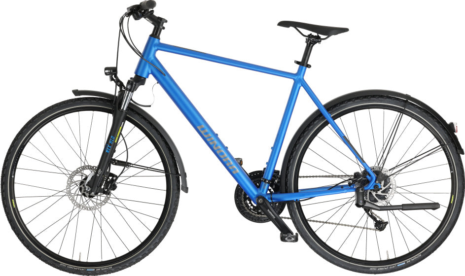 Winora domingo 27 sport 28 inch 60 cm heren 27v blauw