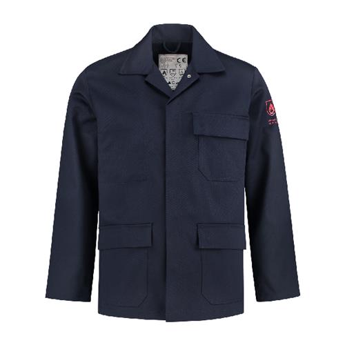 Bestex werkjasje vlamvertragend as katoen polyester marine xxxl