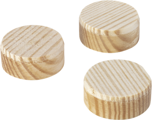 Wolfcraft conusplaatjes | ø25mm | 20 stuks - 2942000