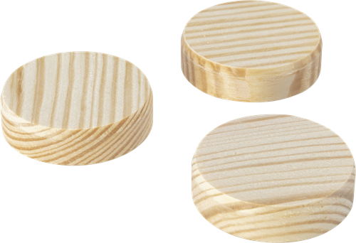 Wolfcraft conusplaatjes | ø40mm | 8 stuks - 2945000