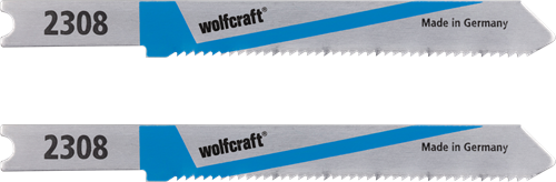 Wolfcraft decoupeerzaagblad | hss | l=70mm | u-schaft | 2 stuks - 2308000
