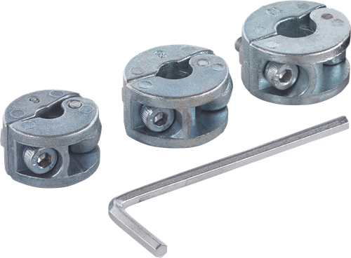 Wolfcraft dieptestops | voor boren | ø6, 8, 10mm | 3 stuks - 2755000