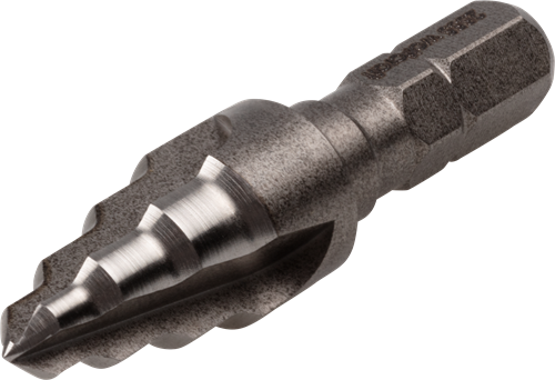 Wolfcraft hss-getrapte boor | 6-kant | ø6, 8, 10mm | 1 stuk - 2555000