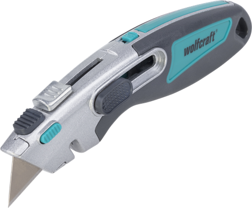 Wolfcraft professioneel dubbel veiligheidsmes | met trapeziummes | 1 stuk - 4106000