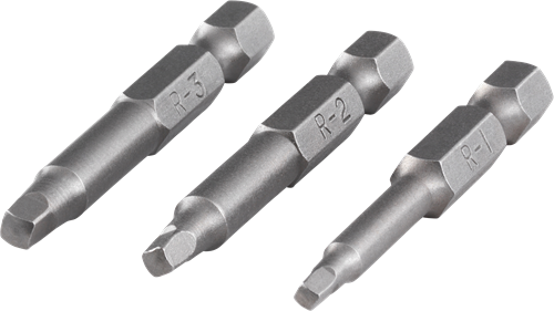 Wolfcraft schroefbits | squareplus | 50 mm | no. 1, 2, 3 | 3-delig - 1266000