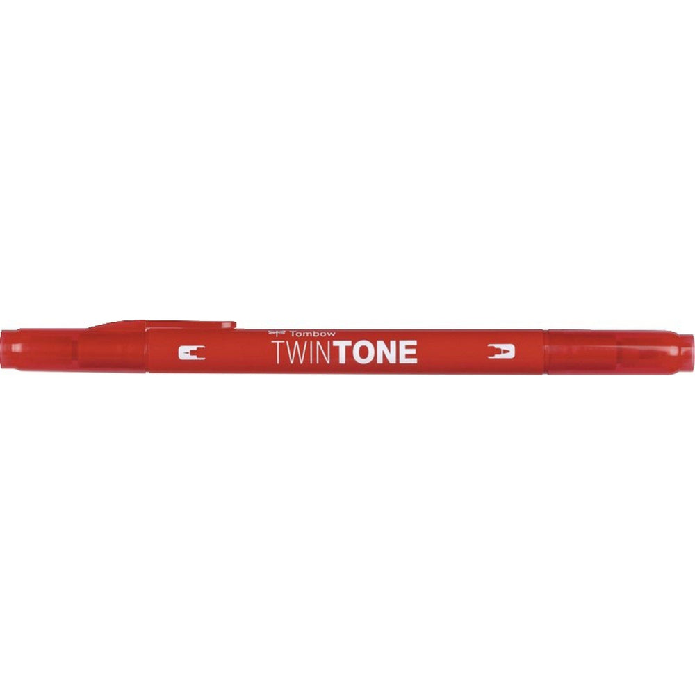 Tombow • twintone dual-tip brushpen red