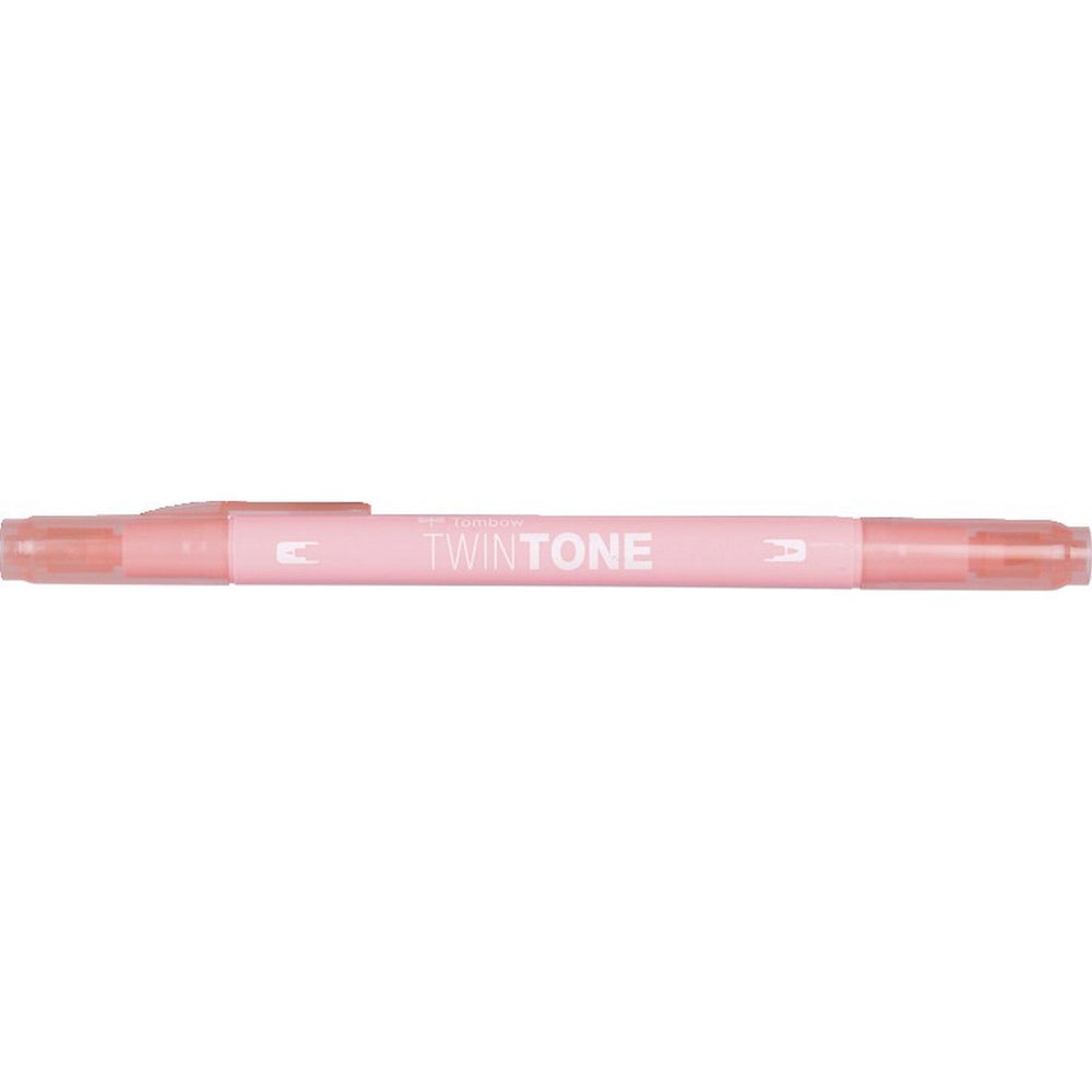 Tombow • twintone dual-tip brushpen peach pink