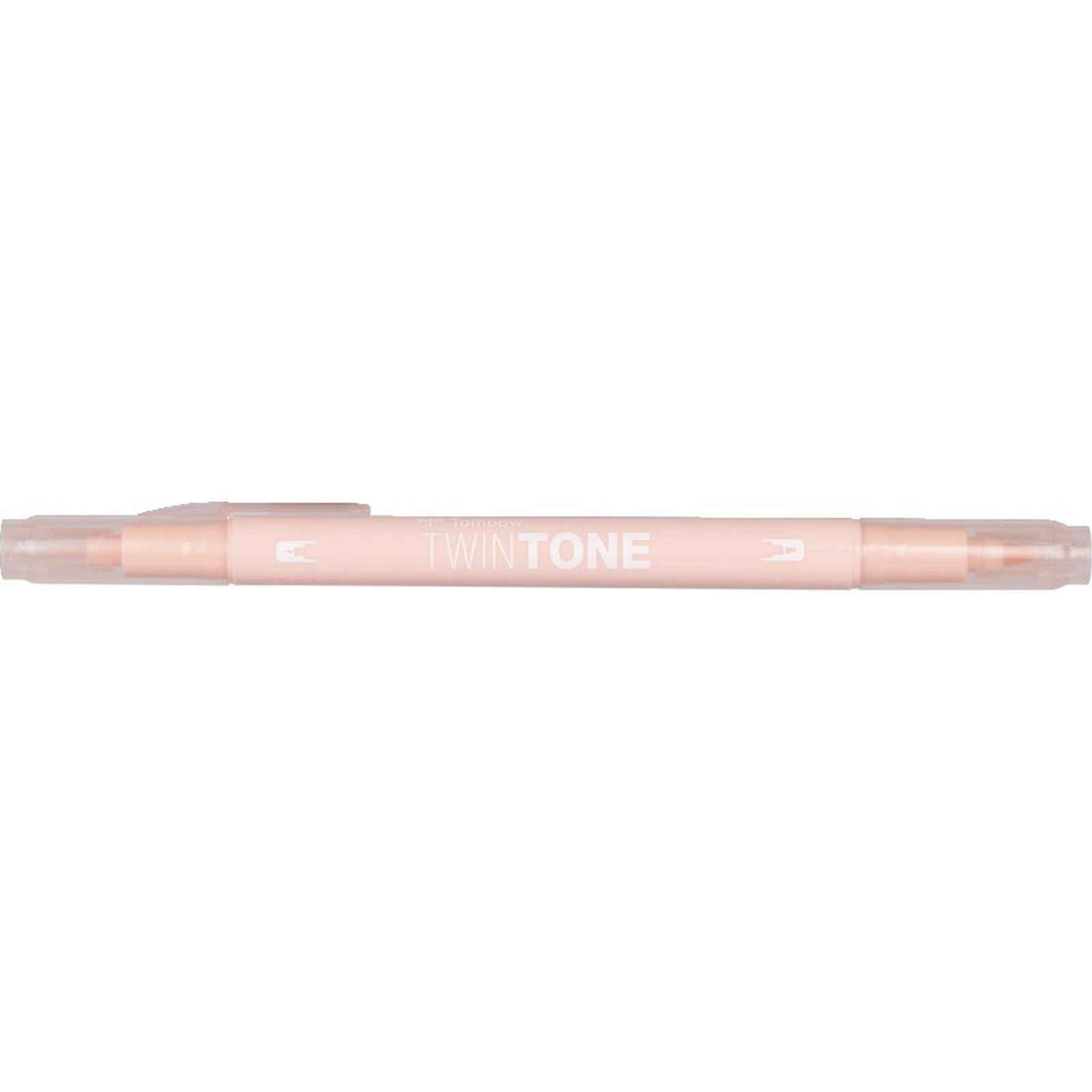 Tombow • twintone dual-tip brushpen coral pink