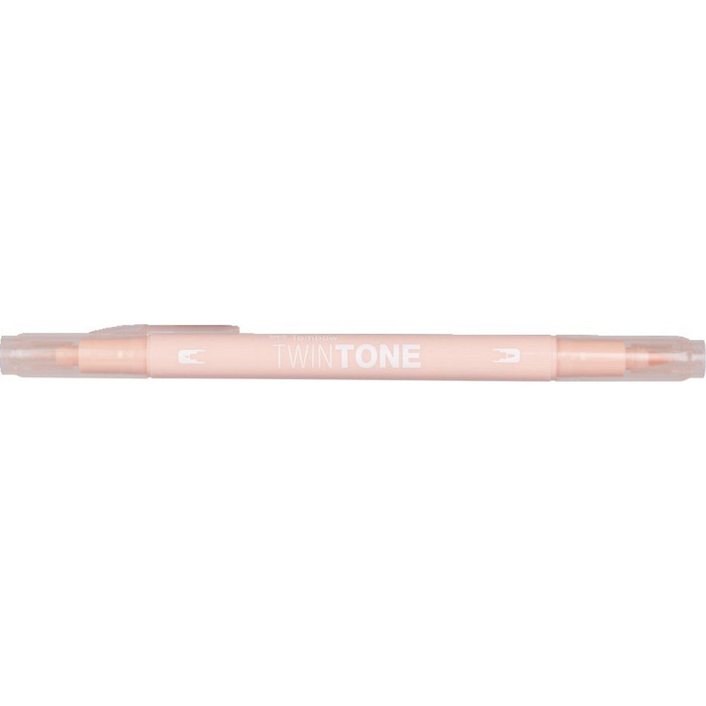 Tombow • twintone dual-tip brushpen coral pink