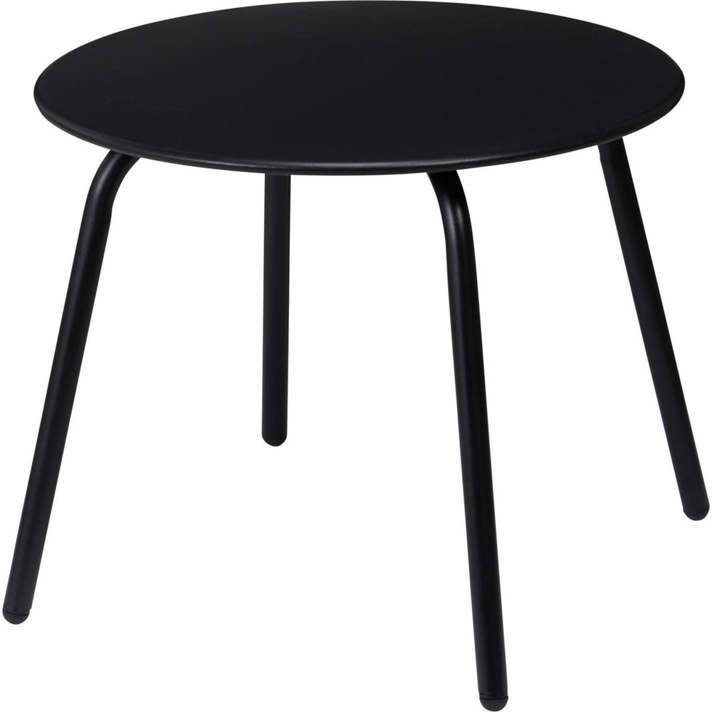 Home styling tafel zwart ã¸50xh40 cm rond
