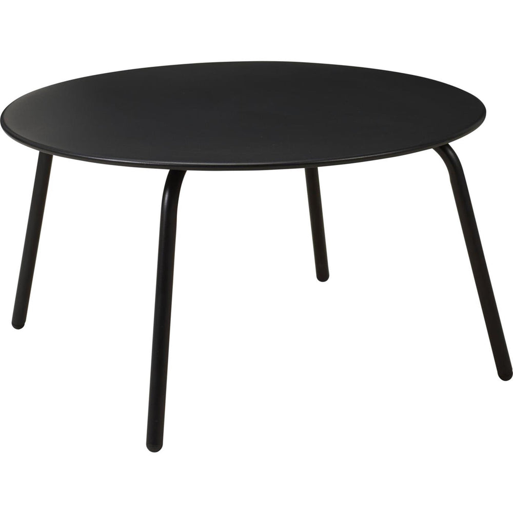 Home styling tafel zwart ã¸70xh40cm rond