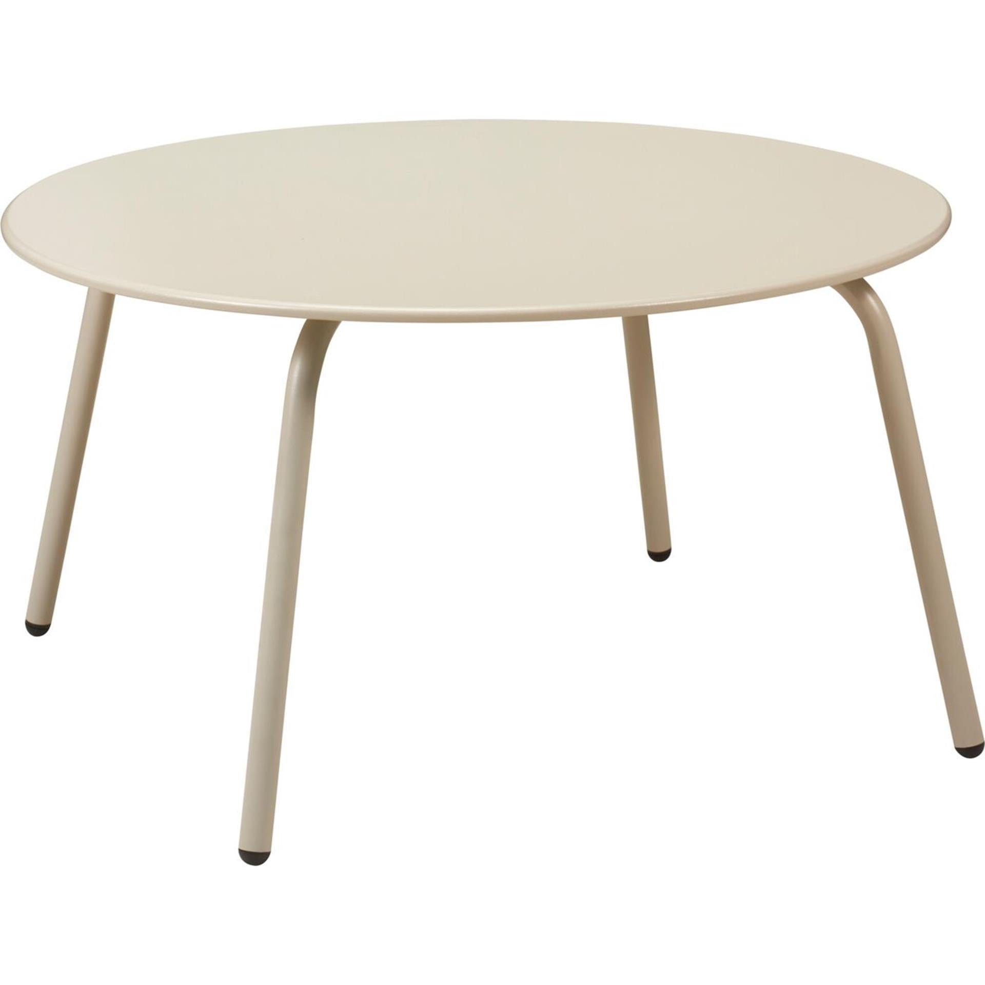Home styling tafel beige ø70xh40 cm rond