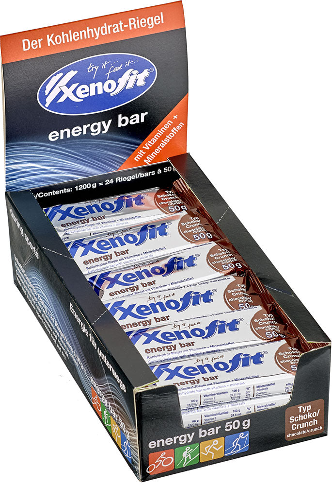 Xenofit energy bar 24x50g box | cranberry