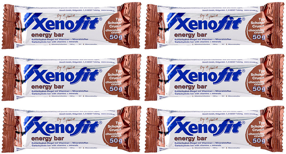 Xenofit energy bar chocolate crunch 6x50g