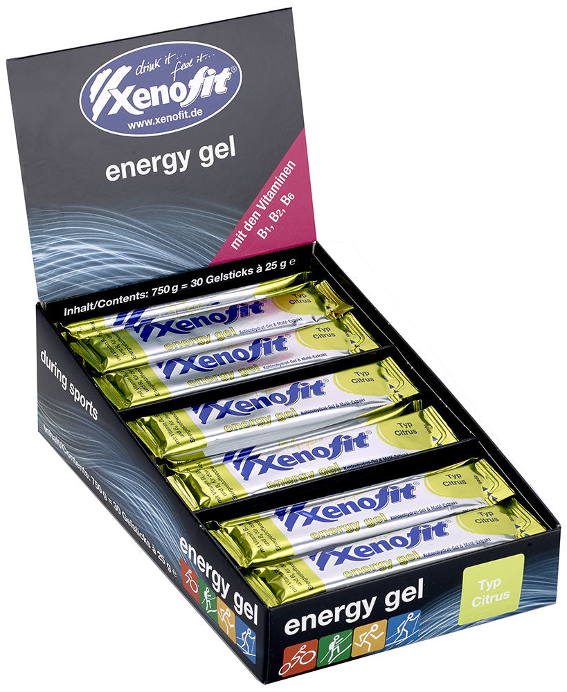 Xenofit energy gel 30x25g box | berry